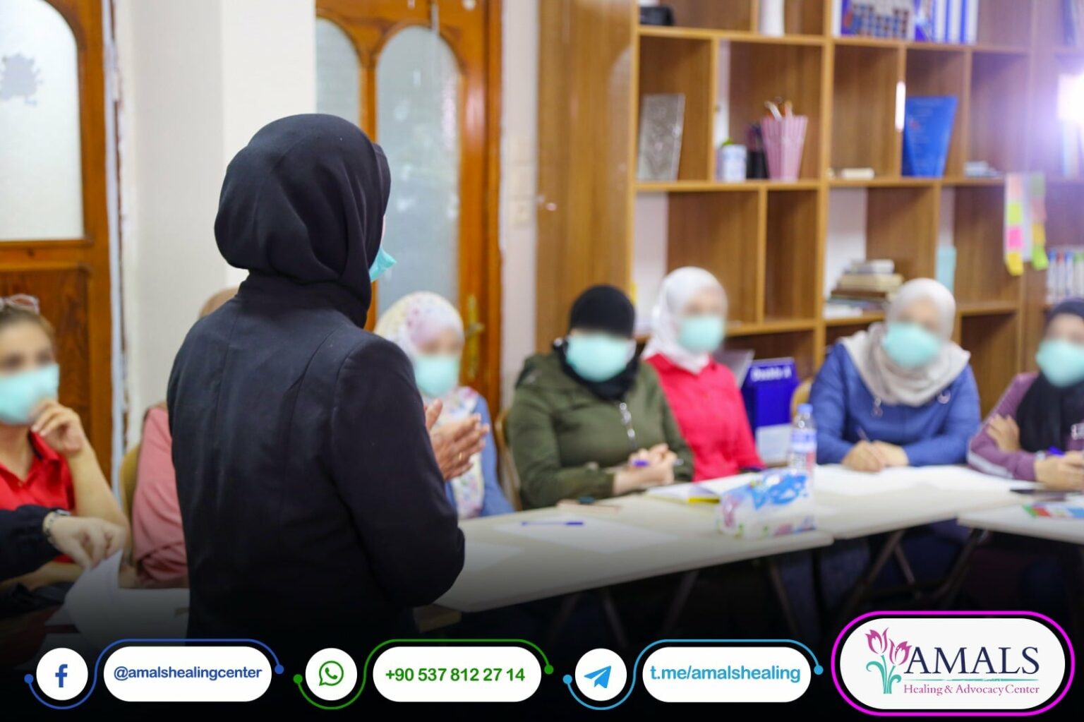 مشاركات من السيدات في يوم الفعالية